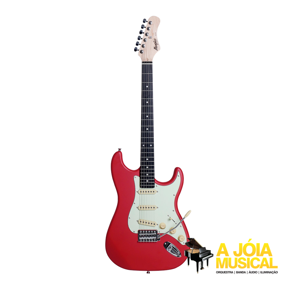 Guitarra Memphis MG 30 Fiesta Red Satin