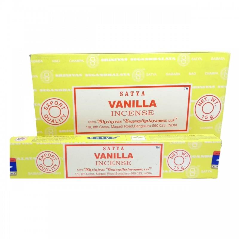 Incenso Satya Massala Vanilla Cx Un G Satya Nag Champa