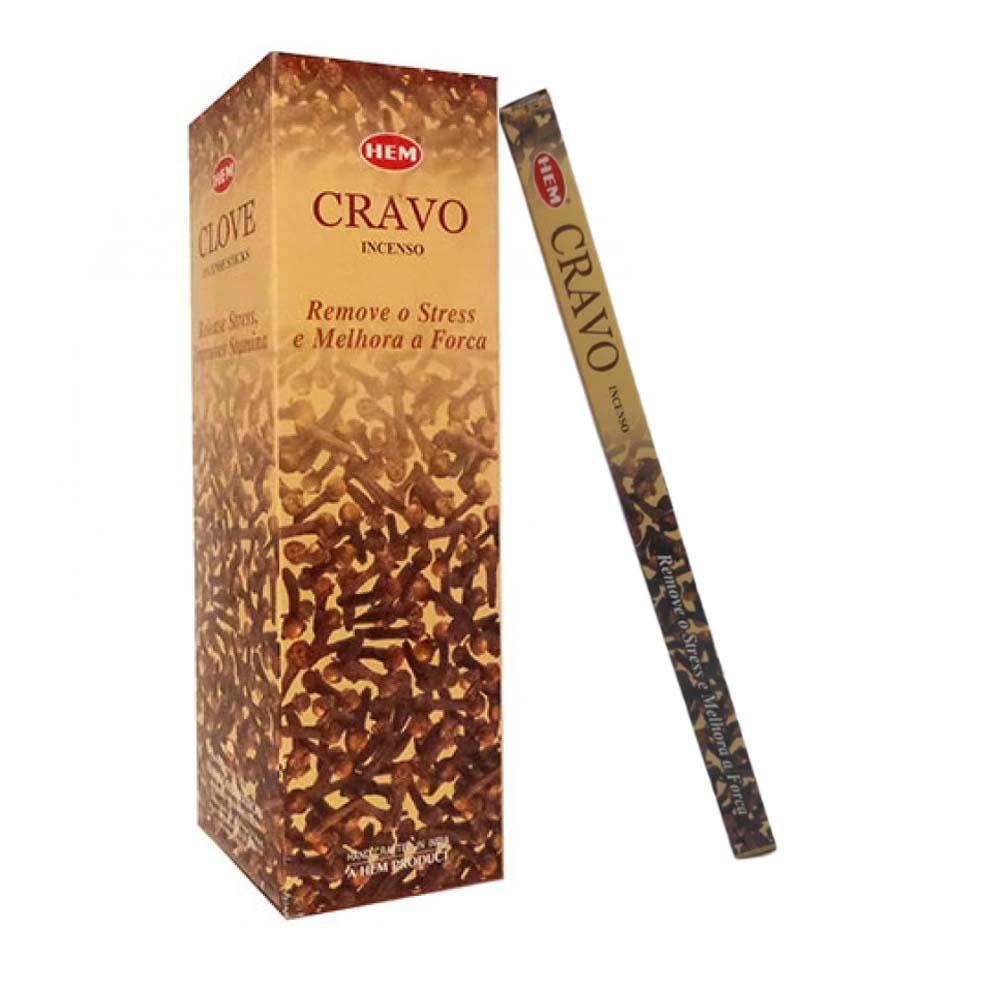 Incenso Natural HEM Cravo 8 Varetas