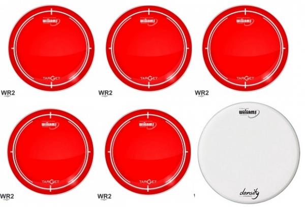 Kit De Peles Williamst RED WR2 08 10 12 16 22 14CX Peles Williams