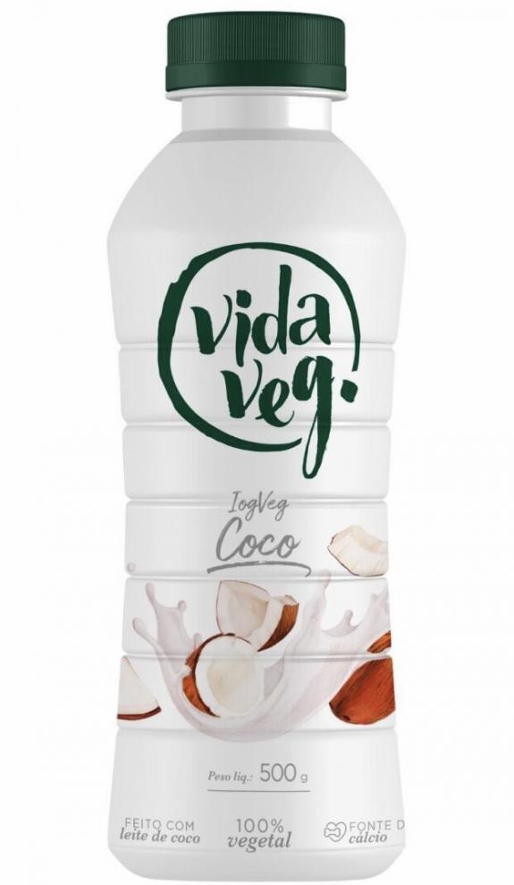 Iogurte Vegano De Coco Vida Veg 500g CONGELADOS E REFRIGERADOS