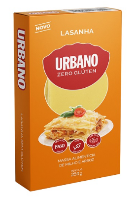 Massa Lasanha Urbano 250g ALIMENTOS E BEBIDAS Massas Veganas