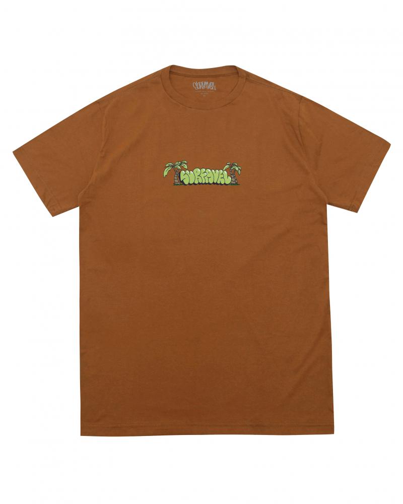 Camiseta Surfavel Coconut Tree Caramelo