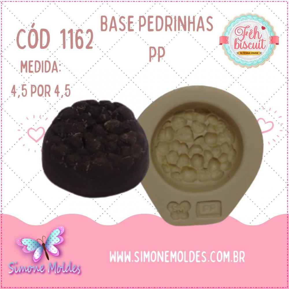 Base Pedrinhas PP Moldes de Silicone Coleção Feh Biscuit Simone