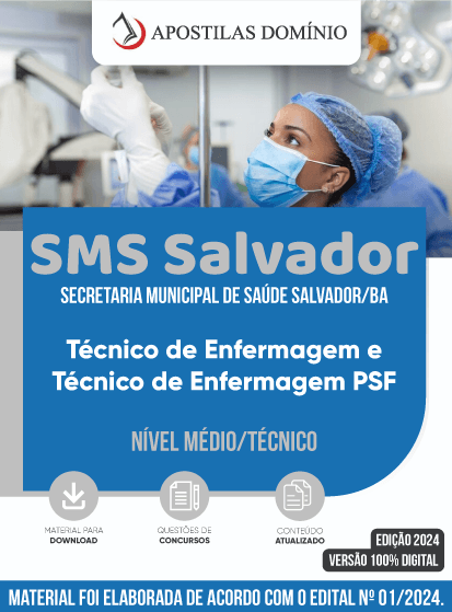 Apostila Nutricionista SMS Salvador BA 2024 Conhecimentos Stories