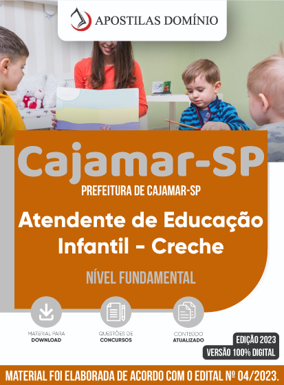 Apostila Concurso Prefeitura De Cajamar SP 2023