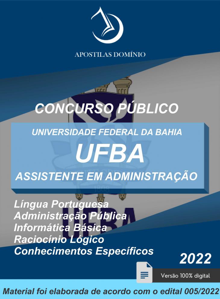 Apostila UFBA 2022 Assistente em Administração