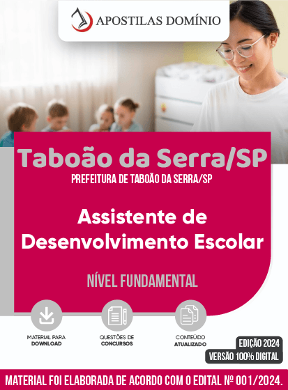 Apostila Prefeitura De Tabo O Da Serra Sp