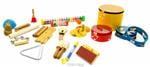 Bandinha Rítmica JOG Vibratom P3690 Kit 20 Peças Instrumentos de Percussão (Musicalização Infantil)