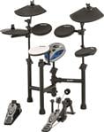 Bateria Eletrônica X-Pro C. Ibañez ED1 Pratos com Função Choke e Pedal de Bumbo Incluso