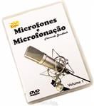 DVD Curso de Microfones e Microfonação para Bateria Volume 1 Tipos de Microfone, Estúdio, Sonoridade