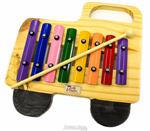 Metalofone JOG Vibratom Caminhão P2233 8 Teclas Coloridas e Baqueta (Musicalização Infantil) 15123