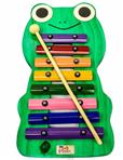 Metalofone JOG Vibratom Sapo P2235 com 8 Teclas Coloridas e Baqueta (Musicalização Infantil) 16422