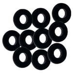 Arruela Gibraltar SC-SSW de ABS Preta p/ Parafusos Kit com 10 Unidades (020161)