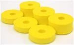Feltros Tribal Percussion Kit com 6 Feltros (Amarelo) para Estante de Prato