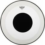 Pele Remo Powerstroke 3 Clear 22" Transparente c/ Anel Abafador e Reforço Central Black Dot (10845)