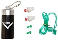 Protetor de Ouvido Vater VSAS Ear Plugs kit com filtros ajustáveis e case de transporte