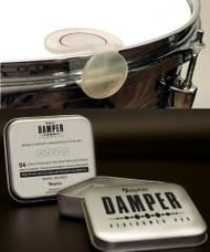 Abafador de Tambores Dolphin Damper Kit com 4 Pads (Moongel) Filtre as Sobras da Bateria (12101)