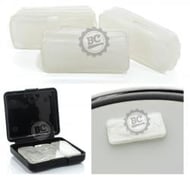 Abafador de Tambores Luen LDH Muff Gel Colors Branco Kit 6 Pads (Moongel) Filtro de Sobras (98249)