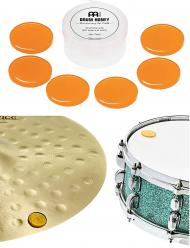 Abafador e Filtro de Tambores Meinl Drum Honey MDH Damper Pads com 6 Filtros e Pote de Transporte