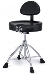 Banco Mapex T875 Assento Selim Ergonômico com Encosto de Coluna e 4 Pernas Modelo Topíssimo de Linha