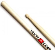Baqueta C. Ibañez Hickory 5BH Padrão 5B Clássica Madeira Made in USA Top com Ponta de Madeira