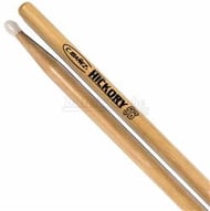 Baqueta C. Ibañez Hickory 5BNH Padrão 5B Clássica com ponta de nylon Made in USA