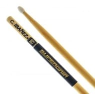 Baqueta C. Ibañez Premium SuperGrip 902NSG Ponta Nylon Padrão 7A/5A Punho de Material Emborrachado