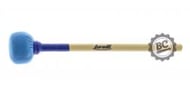 Baqueta para Zabumba Torelli TQ090 Azul com ponta redonda com 30cm de comprimento madeira e pelúcia