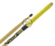 Baqueta Spanking by Zellmer Comfort Grip 2B com Ponta de Nylon Amarela cabo emborrachado e menos lisa (116746)