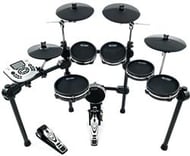 Bateria Eletrônica X-Pro C. Ibañez ED200 Mesh Pads Dual Zone com 2 Tons e 2 Surdos e Pratos Choke