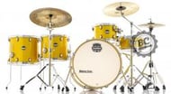 Bateria Mapex Mars Birch Sunflower Sparkle 22",12",14",16" (Shell Pack), Caixa 14x6,5" MA528SF