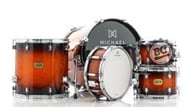 Bateria Michael Evolve Maple Lacquer Sunburst LSB 20",10",12",14" (Shell Pack) com Aros Powerhoop