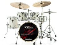 Bateria Odery Equalizer EQ.180 Lunar Waves 18",10",12",14" com Ferragens e Cascos com Maple