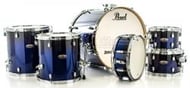 Bateria Pearl Decade Maple Kobalt Blue Lacquer 22",10",12",14",16" com Caixa (Shell Pack)