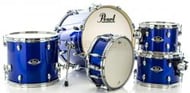 Bateria Pearl Export EXX Jazz Mahogany High Voltage Blue 18",10",12",14" e 13x5" (Shell Pack)