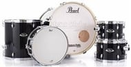 Bateria Pearl Export EXX Series Mahogany Jet Black 20",10",12",14" (Shell Pack)