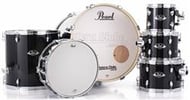 Bateria Pearl Export EXX Series Mahogany Jet Black 20",8",10",12",14" (Shell Pack)