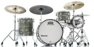 Bateria Pearl President Deluxe Desert Ripple com Bumbo 22", Tom 13" e Surdo 16" (Shell Pack)
