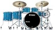 Bateria Tama Starclassic Performer Sky Blue Aurora 22",10",12",14",16" (Shell Pack) Maple e Birch