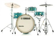 Bateria Yamaha Stage Custom Hip Birch Matte Surf Green Kit Compacto com Tambores Curtos (Shell Pack)