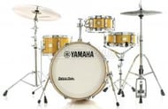 Bateria Yamaha Stage Custom Hip Birch Natural Wood Kit Compacto com Tambores Curtos (Shell Pack)