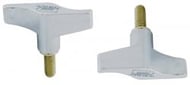 Borboleta D-One DWB1 Macho com Rosca 8mm Kit com 2 Unidades para Estantes e Uso Diverso