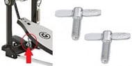 Borboleta Gibraltar SC-0055 Kit com 2 Unidades p/ Fixar Pedal no Aro Bumbo (020182)