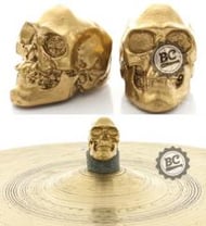 Borboleta Gorilla Caveira Dourada BPCD para Estantes de Prato 8mm Kit com 2 Unidades