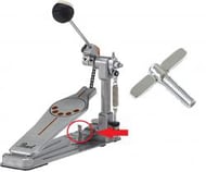 Borboleta Pearl ME-69 para Fixar Pedal no Aro Bumbo compatível com pedais de outras marcas