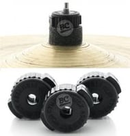 Borboleta Spanking by Zellmer Quick Release Black Kit com 3 Unidades para Estantes de Prato e Cymbal Push-on (806)