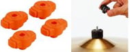 Borboleta Tama QC8B4OR Orange 50th Anniversary Limited Quick Release kit 4 unidades estantes de prato