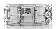 Caixa Bauer Steel Shell 14x5,5" TCM39 com canoas Tube Lugs, casco Aço cromado, abafador interno e travas de afinação