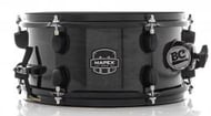 Caixa Mapex New MPX Midnight Black 12x6" Modelo Novo casco com Maple, automático Armory e caneca